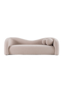 Wavy Back 4-Seater Sofa | OROA Modern Calico