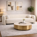 White 4-Seater Sofa | OROA Modern Khan
