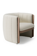 Cream Boucle Accent Chair | OROA Modern Joselyn | Oroatrade.com