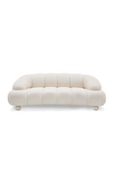 White Channeled Loveseat | OROA Modern Duran | Oroatrade.com
