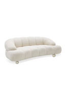 White Channeled Loveseat | OROA Modern Duran | Oroatrade.com
