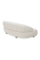 White Channeled Loveseat | OROA Modern Duran | Oroatrade.com