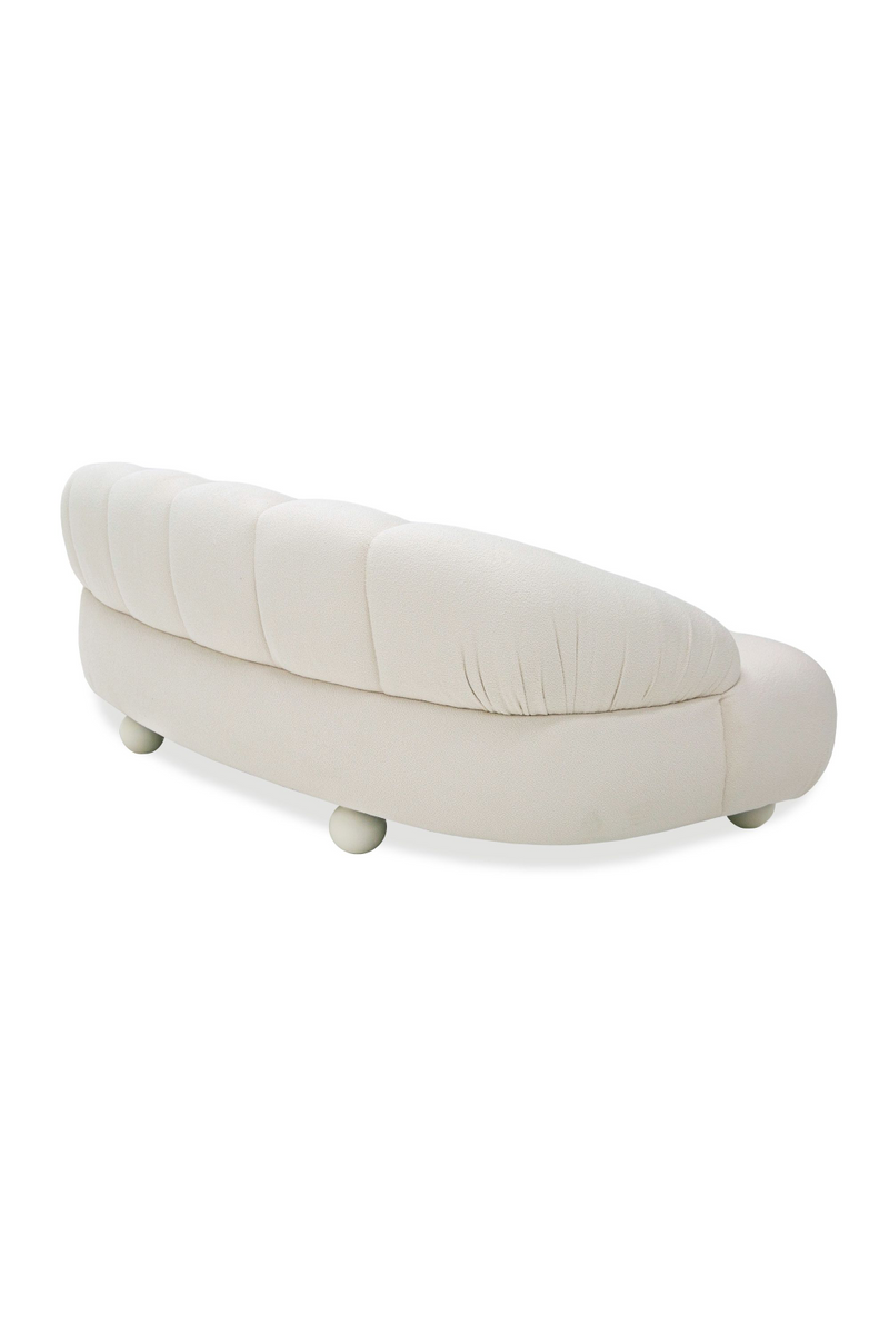 White Channeled Loveseat | OROA Modern Duran | Oroatrade.com