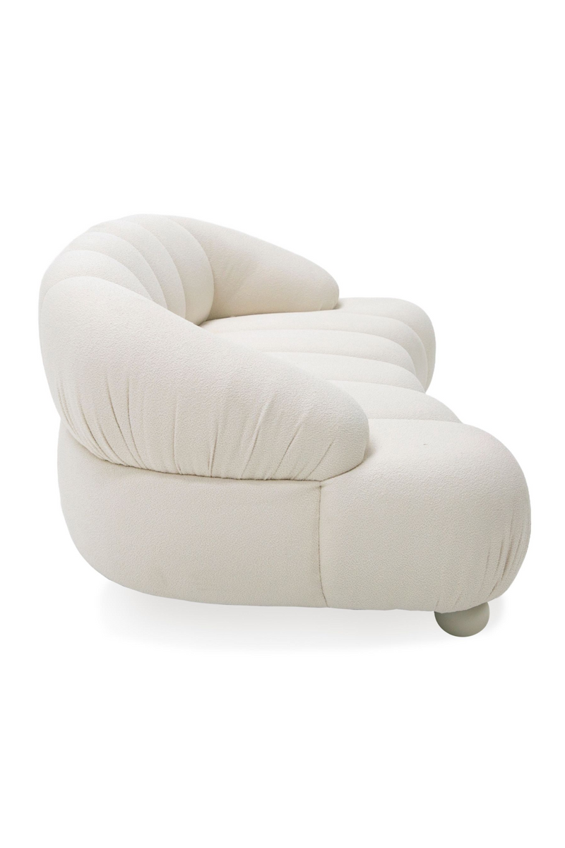 White Channeled Loveseat | OROA Modern Duran | Oroatrade.com