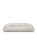White Channeled 4-Seater Sofa | OROA Modern Duran | Oroatrade.com