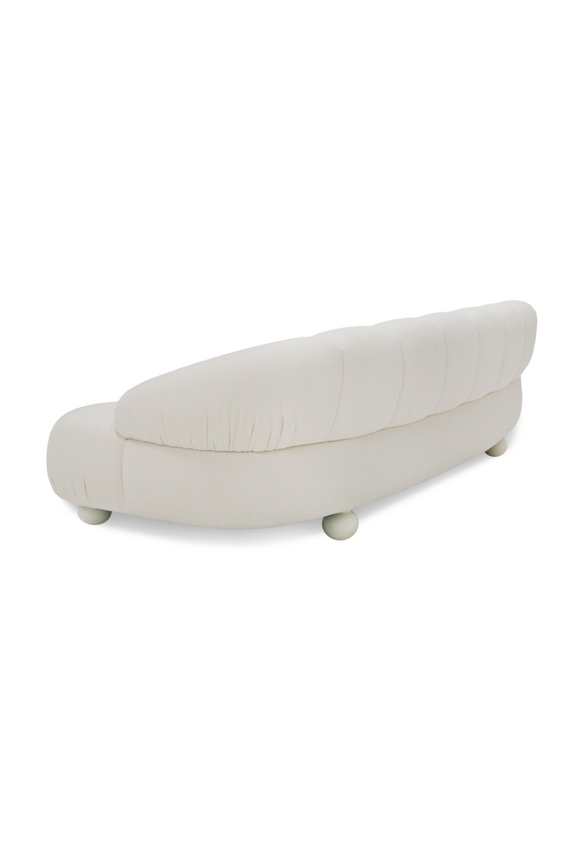White Channeled 4-Seater Sofa | OROA Modern Duran | Oroatrade.com