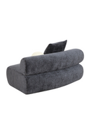 Gray Curved Armless Sofa | OROA Modern Simpson | Oroatrade.com