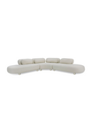 White Curved Modular Sofa | OROA Modern Gilberta | Oroatrade.com