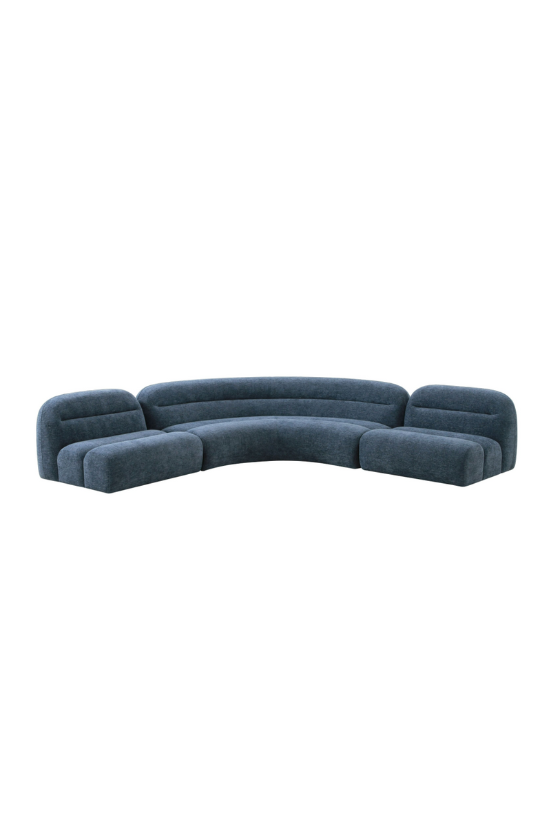 Blue Modular Corner Sofa | OROA Modern Forman | Oroatrade.com
