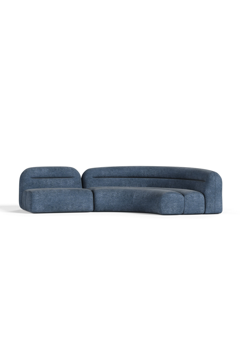 Blue Fabric Modular Sofa | OROA Modern Forman | Oroatrade.com