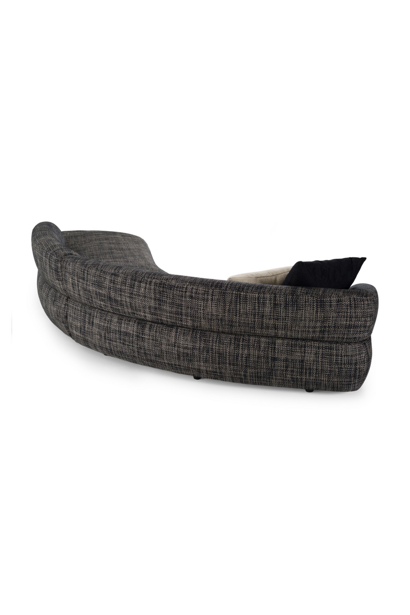 Curved Gray Sectional Sofa | OROA Modern Lakota | Oroatrade.com