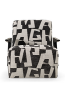 Black & White Patterned Accent Chair | OROA Modern Leana | Oroatrade.com