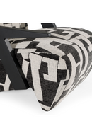 Black & White Patterned Accent Chair | OROA Modern Leana | Oroatrade.com