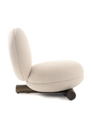 White Rounded Accent Chair | OROA Modern Minto | Oroatrade.com