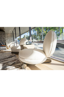 White Rounded Accent Chair | OROA Modern Minto | Oroatrade.com