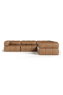 Brown Leather Sectional Sofa | OROA Modern Everest | Oroatrade.com