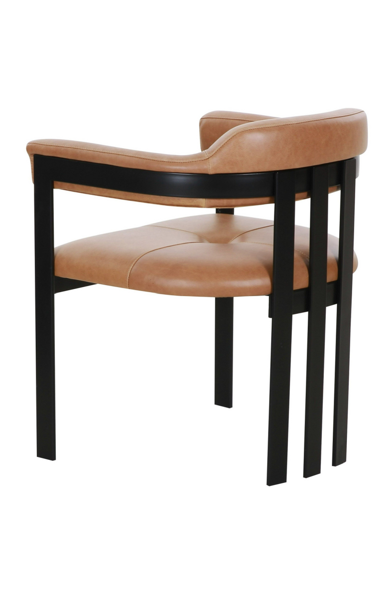 Brown Leather Dining Chair | OROA Modern Hazen | Oroatrade.com