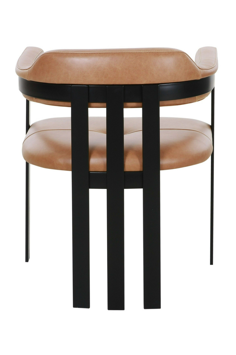 Brown Leather Dining Chair | OROA Modern Hazen | Oroatrade.com