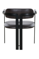 Dark Brown Leather Dining Chair | OROA Modern Aneta | Oroatrade.com