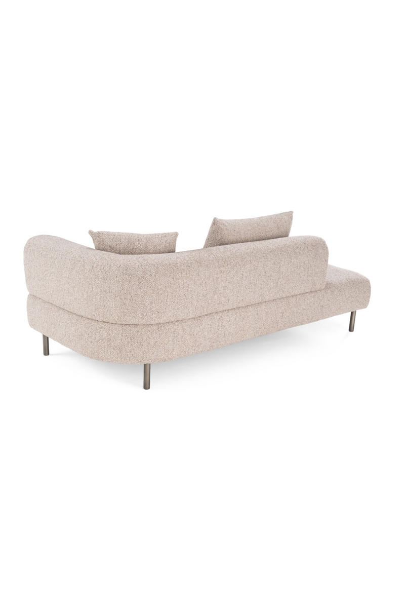 Brown Fabric Sectional Sofa | OROA Modern Plume | Oroatrade.com