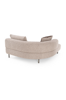 Brown Fabric Sectional Sofa | OROA Modern Plume | Oroatrade.com