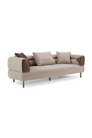 Brown Fabric Sofa | OROA Modern Plume | Oroatrade.com