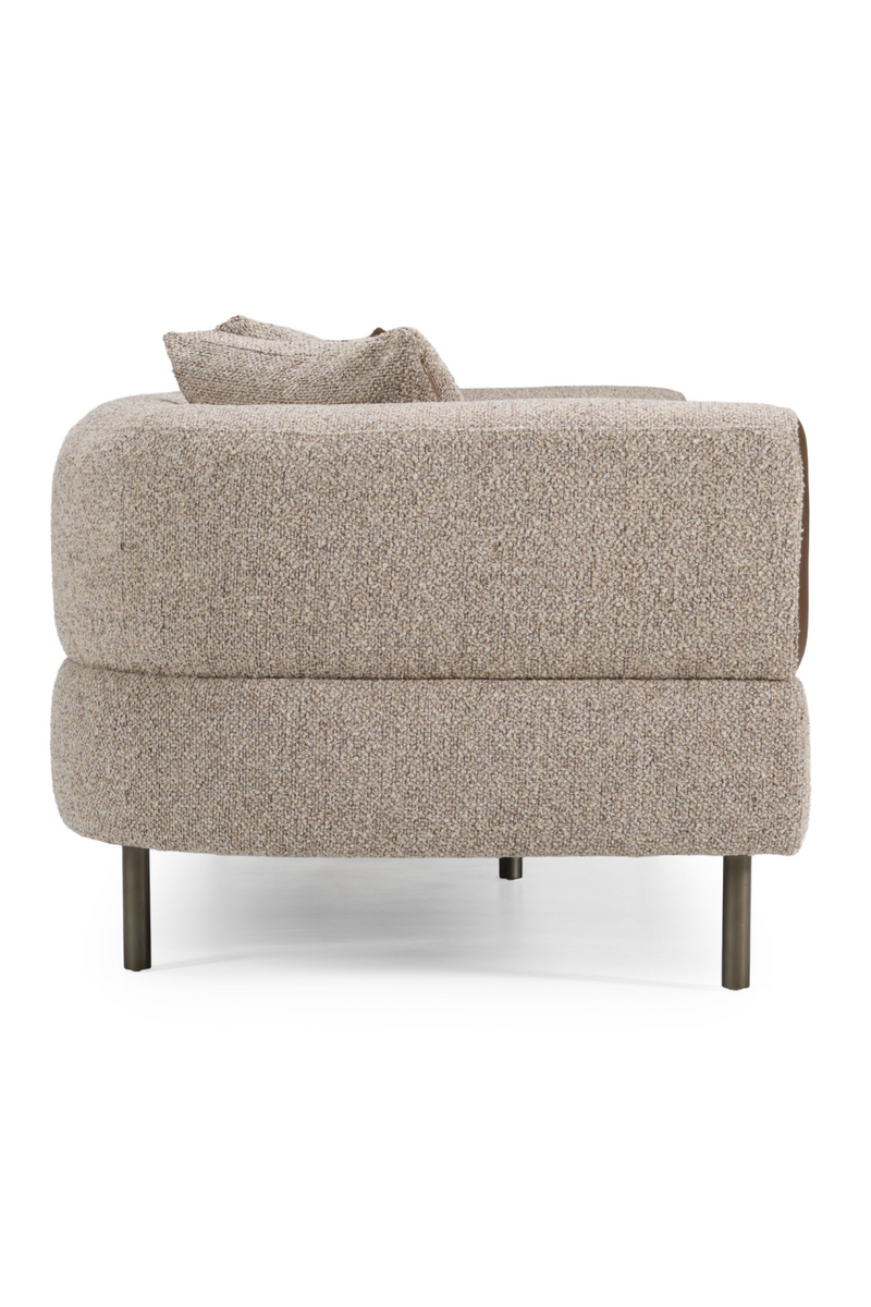 Brown Fabric Sofa | OROA Modern Plume | Oroatrade.com