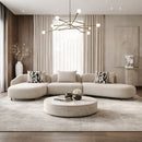 Beige Free-form Sectional Sofa | OROA Modern Marge