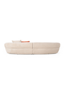 Beige Curved Sectional Sofa | OROA Modern Knight | Oroatrade.com