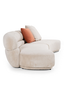 Beige Curved Sectional Sofa | OROA Modern Knight | Oroatrade.com