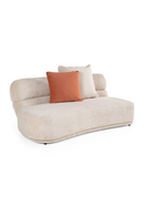 Beige Curved Sectional Sofa | OROA Modern Knight | Oroatrade.com