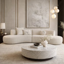 Curved Symmetrical Sectional Sofa | OROA Modern Weldon