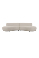 Curved Symmetrical Sectional Sofa | OROA Modern Weldon | Oroatrade.com