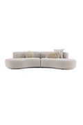 Curved Symmetrical Sectional Sofa | OROA Modern Weldon | Oroatrade.com