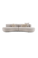 Curved Symmetrical Sectional Sofa | OROA Modern Weldon