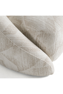 Beige Patterned Fabric Accent Chair | OROA Modern Gentle | Oroatrade.com