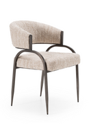 Beige Curved-Back Dining Chair | OROA Modern Kobe | Oroatrade.com