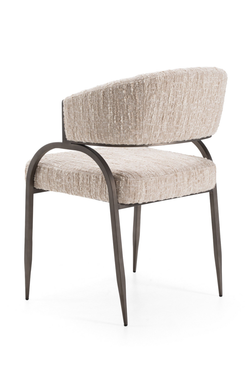 Beige Curved-Back Dining Chair | OROA Modern Kobe | Oroatrade.com
