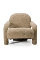 Tan Fabric Accent Chair | OROA Modern Trevor | Oroatrade.com