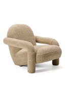 Tan Fabric Accent Chair | OROA Modern Trevor | Oroatrade.com