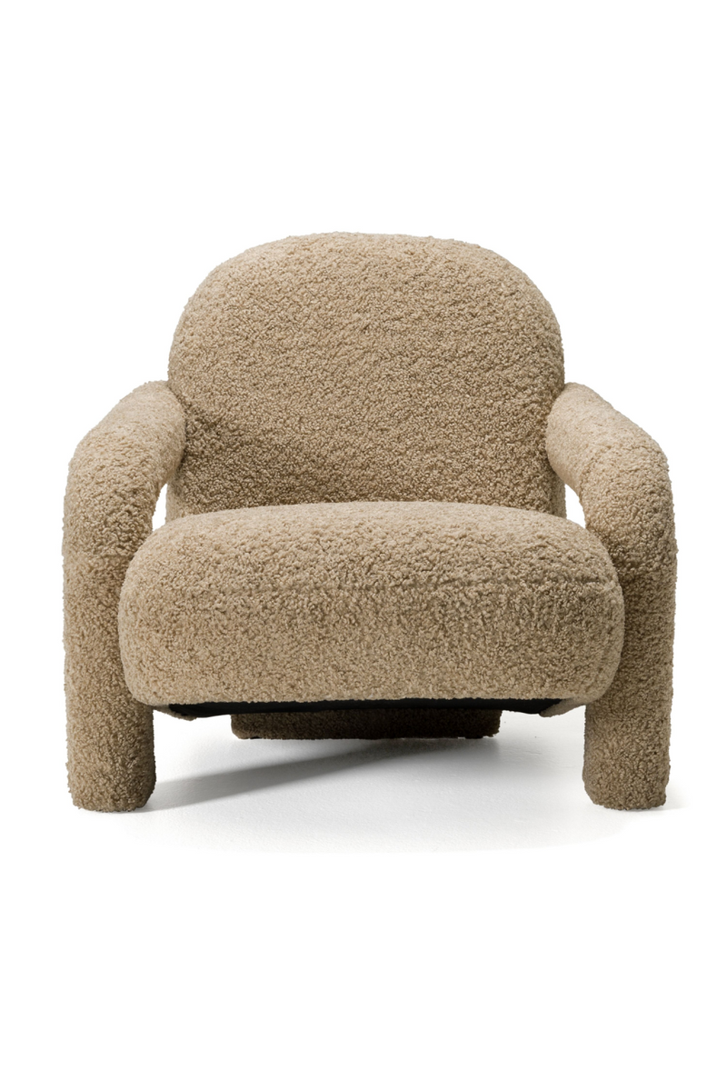 Tan Fabric Accent Chair | OROA Modern Trevor | Oroatrade.com