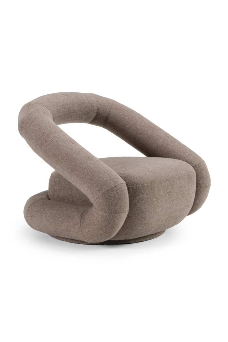 Brown Swivel Accent Chair | OROA Modern Tony | Oroatrade.com