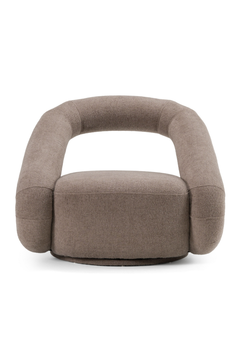 Brown Swivel Accent Chair | OROA Modern Tony | Oroatrade.com