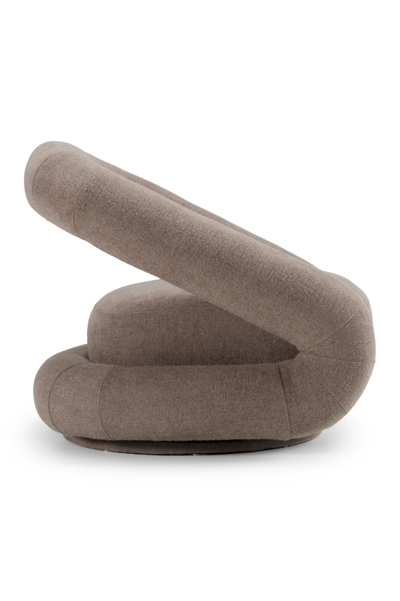 Brown Swivel Accent Chair | OROA Modern Tony | Oroatrade.com