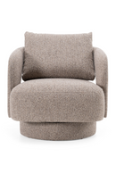 Brown Fabric Accent Chair | OROA Modern Johnny | Oroatrade.com