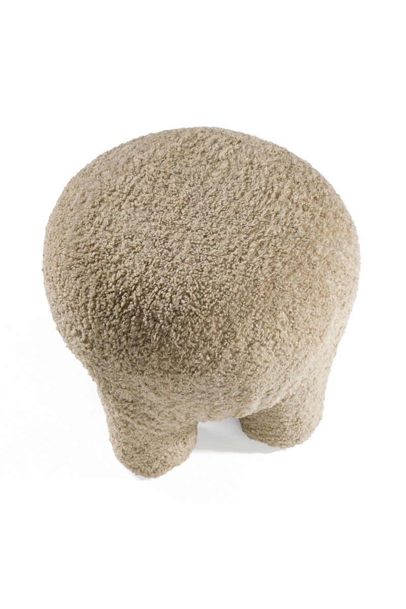 Tan Round Ottoman | OROA Modern Trevor | Oroatrade.com