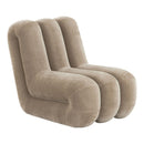 Taupe Fabric Accent Chair | OROA Modern Archie | Oroatrade.com