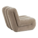 Taupe Fabric Accent Chair | OROA Modern Archie | Oroatrade.com