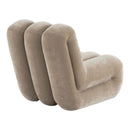 Taupe Fabric Accent Chair | OROA Modern Archie | Oroatrade.com
