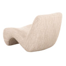 Beige Flowy Armless Accent Chair | OROA Modern Spiro | Oroatrade.com